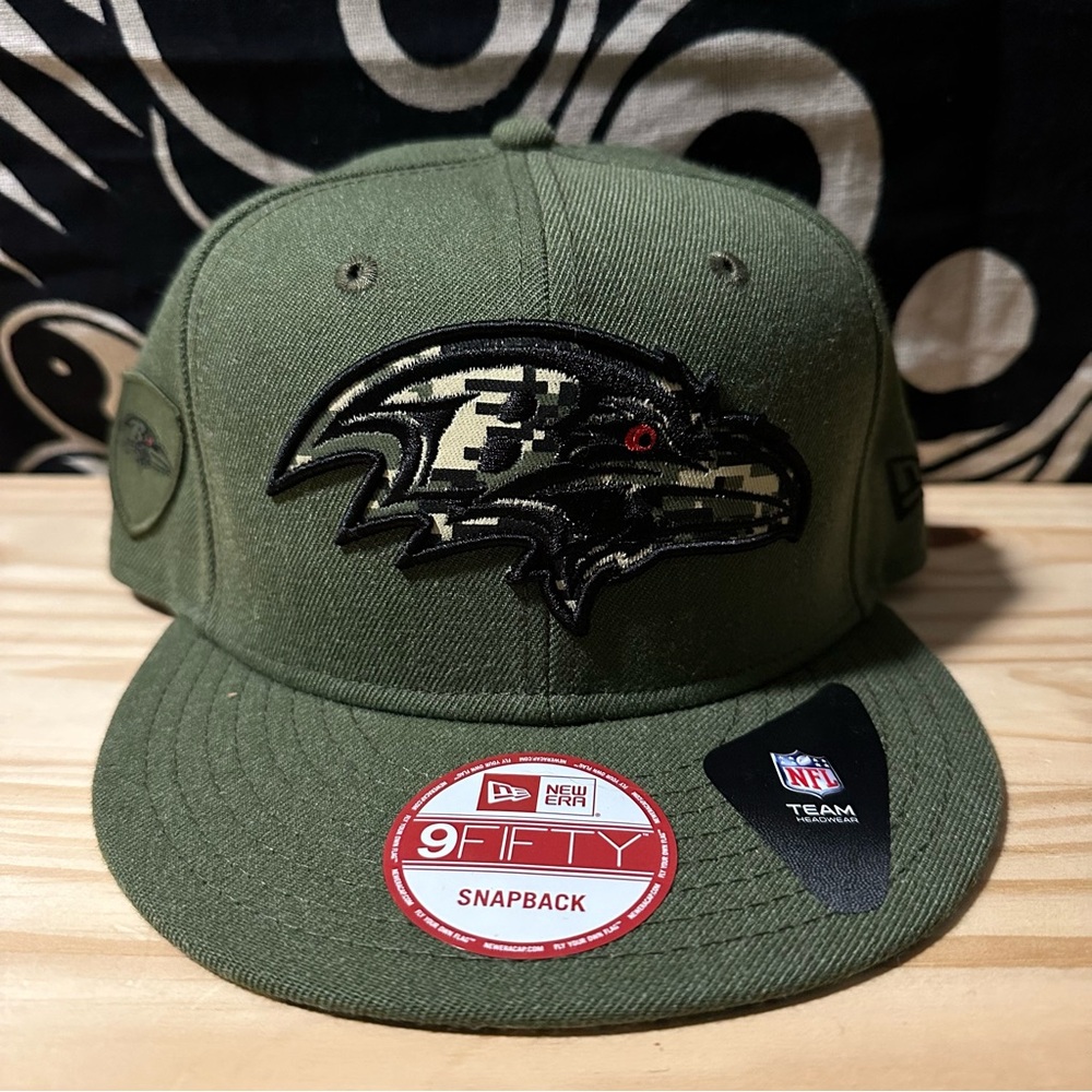 Baltimore Ravens Military Salute Limited Edition New Era Snap Back Hat